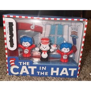 Fisher-Price Little People Dr Seuss The Cat in the Hat Collector Set (NWT)